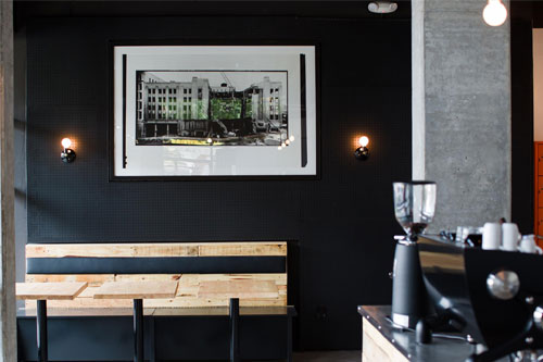 Image of Squirrel chops seating area and front counter